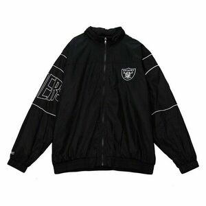 Mitchell & Ness Oakland Raiders Authentic Sideline Jacket black kép