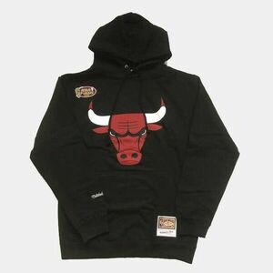 Mitchell & Ness sweatshirt Chicago Bulls NBA Team Logo Hoody black kép