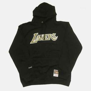 Mitchell & Ness sweatshirt Los Angeles Lakers NBA Gold Team Logo Hoody black kép