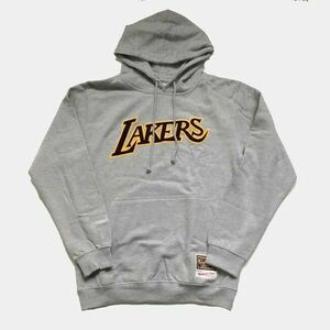 Mitchell & Ness sweatshirt Los Angeles Lakers NBA Team Logo Hoody grey kép