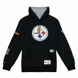 Mitchell & Ness sweatshirt Pittsburgh Steelers Team Origins Fleece Hoody black kép