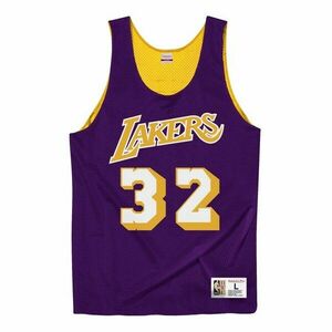 Mitchell & Ness tank top Los Angeles Lakers #32 Magic Johnson Reversable Player Tank purple kép