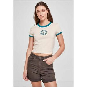 Urban Classics Ladies Stretch Jersey Cropped Tee softseagrass/watergreen kép