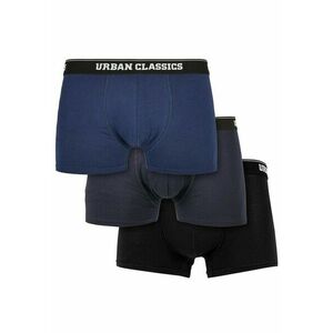 Urban Classics Organic Boxer Shorts 3-Pack darkblue+navy+black kép