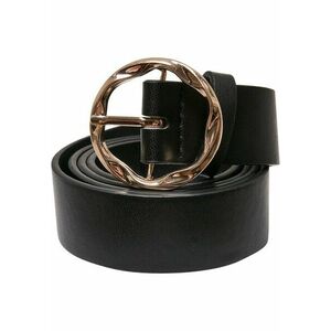 Urban Classics Small Synthetic Leather Ladies Belt black kép