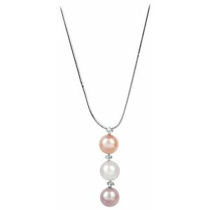JwL Luxury Pearls JwL Luxury Pearls Finom vonalú nyaklánc gyönggyel és cikrónia kővel JL0425 kép