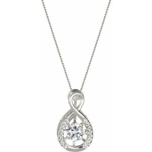 Preciosa Preciosa Ezüst nyaklánc kristályokkal Precision 5186 00 (lánc, medál) kép