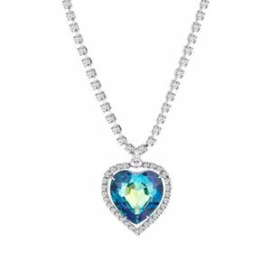 Preciosa Preciosa Gyönyörű kék szív nyaklánc cseh kristály 2025 46 kép