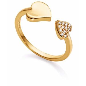 Viceroy Viceroy Gyengéd aranyozott gyűrű szívvel Jewels 13125A01 55 mm kép
