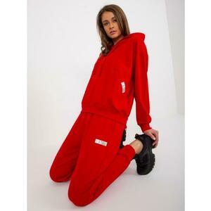 Női szett pulóverrel és nadrággal FELIXA piros kép