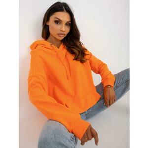 Női kapucnis pulóver CLAUDIA narancssárga kép