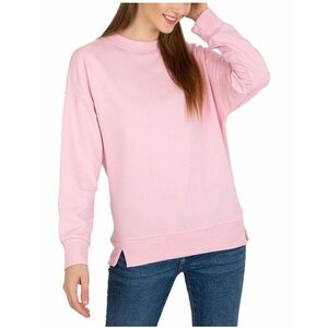 Világos rózsaszín pulóver kapucni nélkül kép