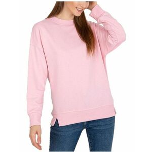 Világos rózsaszín pulóver kapucni nélkül kép