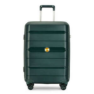 Resena Gurulós Bőrönd M méretű, 68cm, Sötétzöld kép