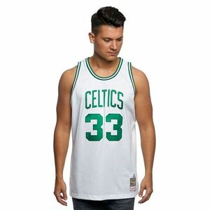 Mitchell & Ness Boston Celtics #33 Larry Bird white Swingman Jersey kép