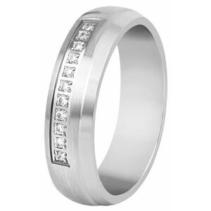 Beneto Beneto Női acél gyűrű kristállyal SPD03 62 mm kép