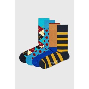 4 PACK Happy Socks Classics zokni kép