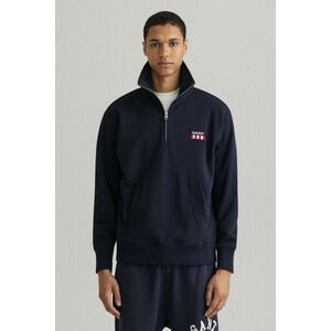 MELEGÍTŐ FELSŐ GANT D.2 RETRO SHIELD HALF ZIP SWEAT kék 4XL kép