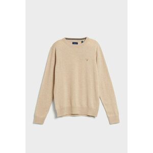 PULÓVER GANT D1. CASHMERE C-NECK barna XXXL kép