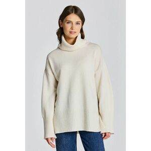 GARBÓ GANT D1. LOUNGE ROLLNECK SWEATER fehér M kép