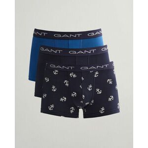 ALSÓNEMŰ GANT ANCHOR PRINT TRUNK 3-PACK kék XXL kép