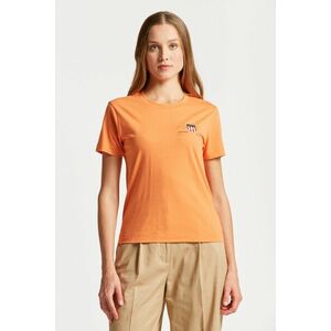 PÓLÓ GANT ARCHIVE SHIELD SS T-SHIRT APRICOT ORANGE kép