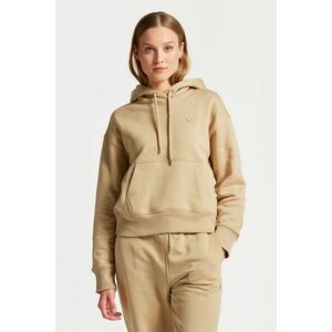 MELEGÍTŐ FELSŐ GANT D1. ICON G ESSENTIAL HOODIE DARK KHAKI kép