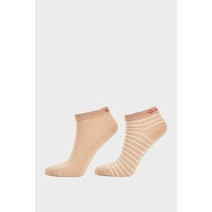 ZOKNI GANT BRETON STRIPE ANKLE SOCKS 2-PACK sárga 39/41 kép