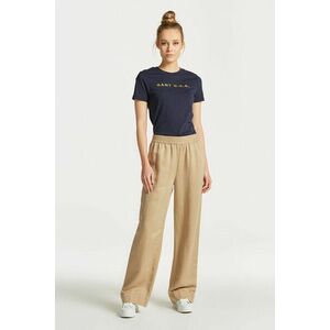 NADRÁG GANT LINEN VISCOSE PULL-ON PANTS barna 44 kép