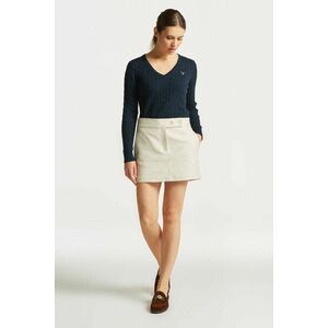 SZOKNYA GANT TEXTURED MINI SKIRT fehér 38 kép