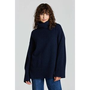 GARBÓ GANT D1. LOUNGE ROLLNECK SWEATER kék XXL kép