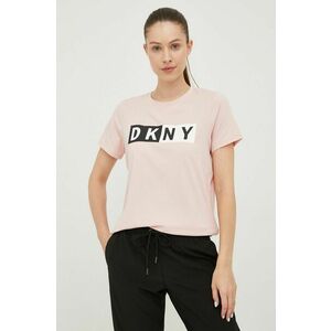 Dkny t-shirt női, rózsaszín kép