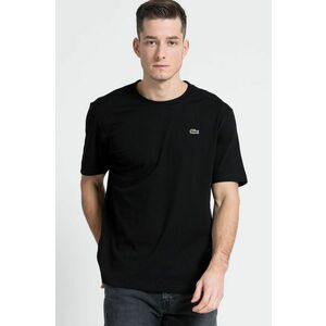 Lacoste t-shirt fekete, sima kép