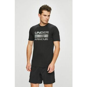 Under Armour t-shirt fekete, férfi, nyomott mintás kép