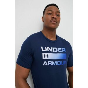 Under Armour t-shirt sötétkék, férfi, nyomott mintás kép