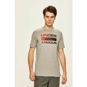Under Armour t-shirt szürke, férfi, nyomott mintás kép