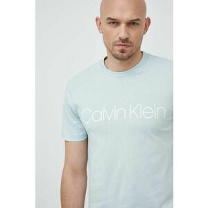 Calvin Klein pamut póló nyomott mintás kép