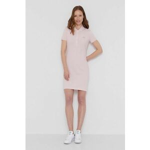 Lacoste ruha rózsaszín, mini, egyenes kép