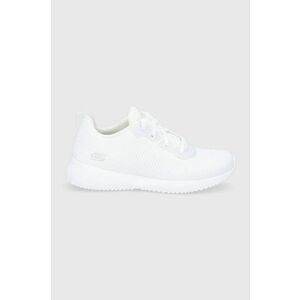 Skechers cipő fehér, lapos talpú kép