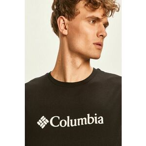 Columbia t-shirt fekete, férfi, nyomott mintás kép