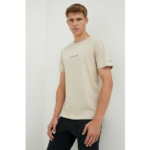 Columbia t-shirt bézs, férfi, nyomott mintás kép