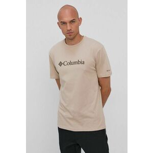 Columbia t-shirt bézs, férfi, nyomott mintás kép
