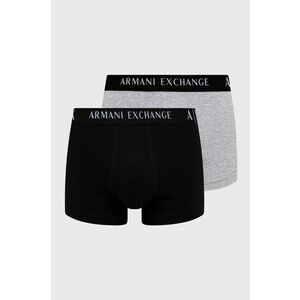 Armani Exchange boxeralsó (2 db) fekete, férfi kép