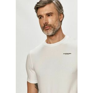 G-Star Raw t-shirt fehér, férfi, sima kép