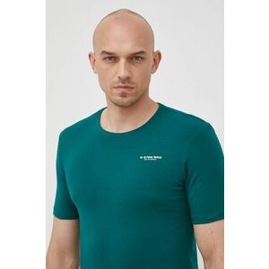 G-Star Raw t-shirt zöld, férfi, sima kép