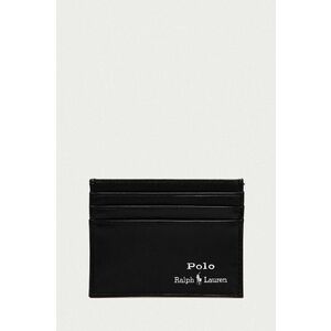Polo Ralph Lauren bőr pénztárca fekete, férfi kép