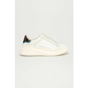 MOA Concept bőr cipő fehér, platformos kép