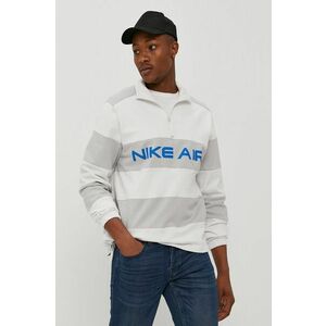 Nike Sportswear pamut melegítőfelső fehér, férfi, nyomott mintás kép