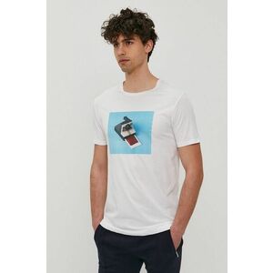 John Frank t-shirt fehér, férfi, nyomott mintás kép