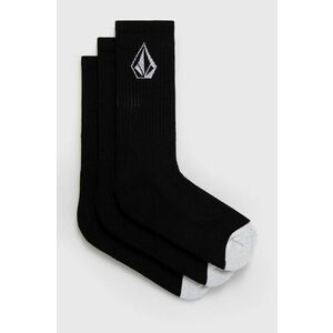Volcom zokni (3-pack) fekete, férfi kép
